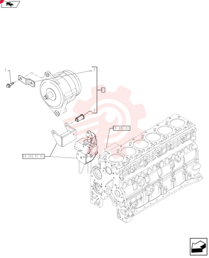 Схема (F4HFE613U A006) - ENGINE 5801366316 - 84169140 (9/10-)