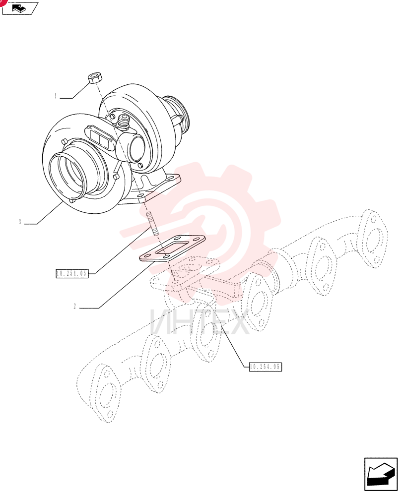 FLANGE NUT,Hex, M10 x 1.5