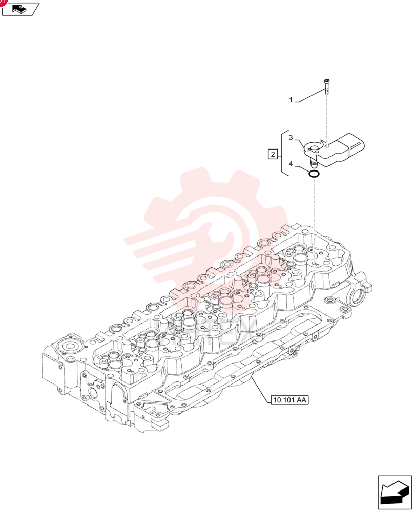 BOLT,Flng, M6 x 1 x 20mm, Cl 10.9