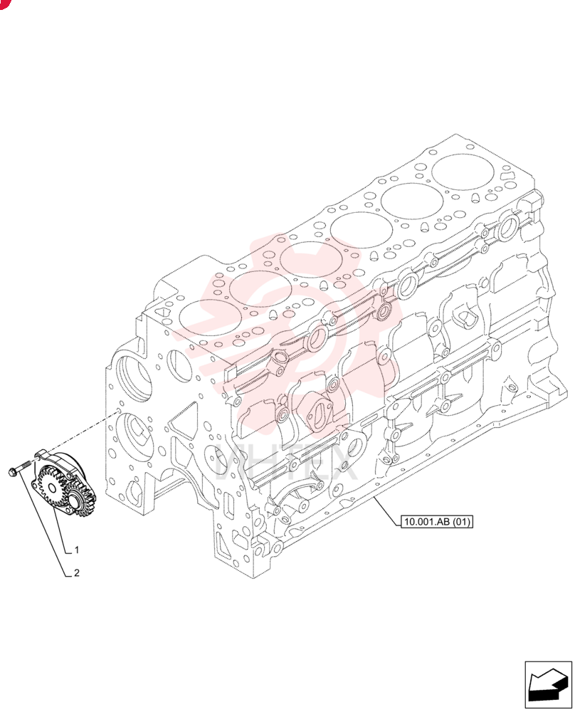 ENGINE OIL PUMP 4897481