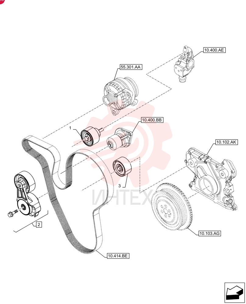 IDLER WHEEL,65mm OD