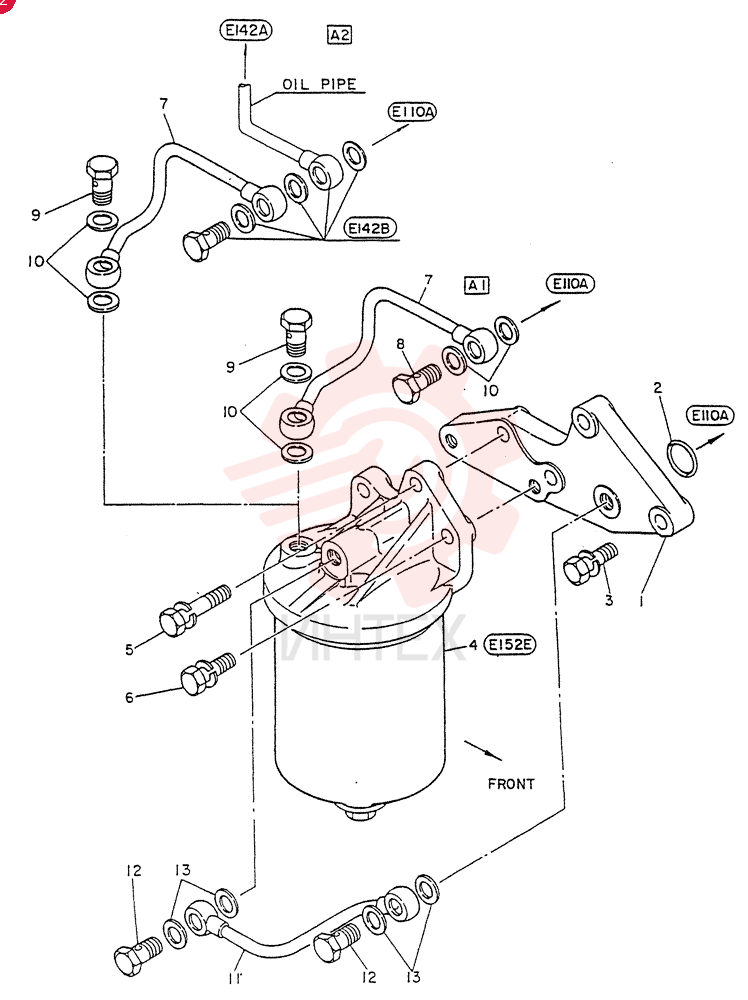 ADAPTER FILTER,FOR A1,A2 ONLY VG15205Z5500 (1)