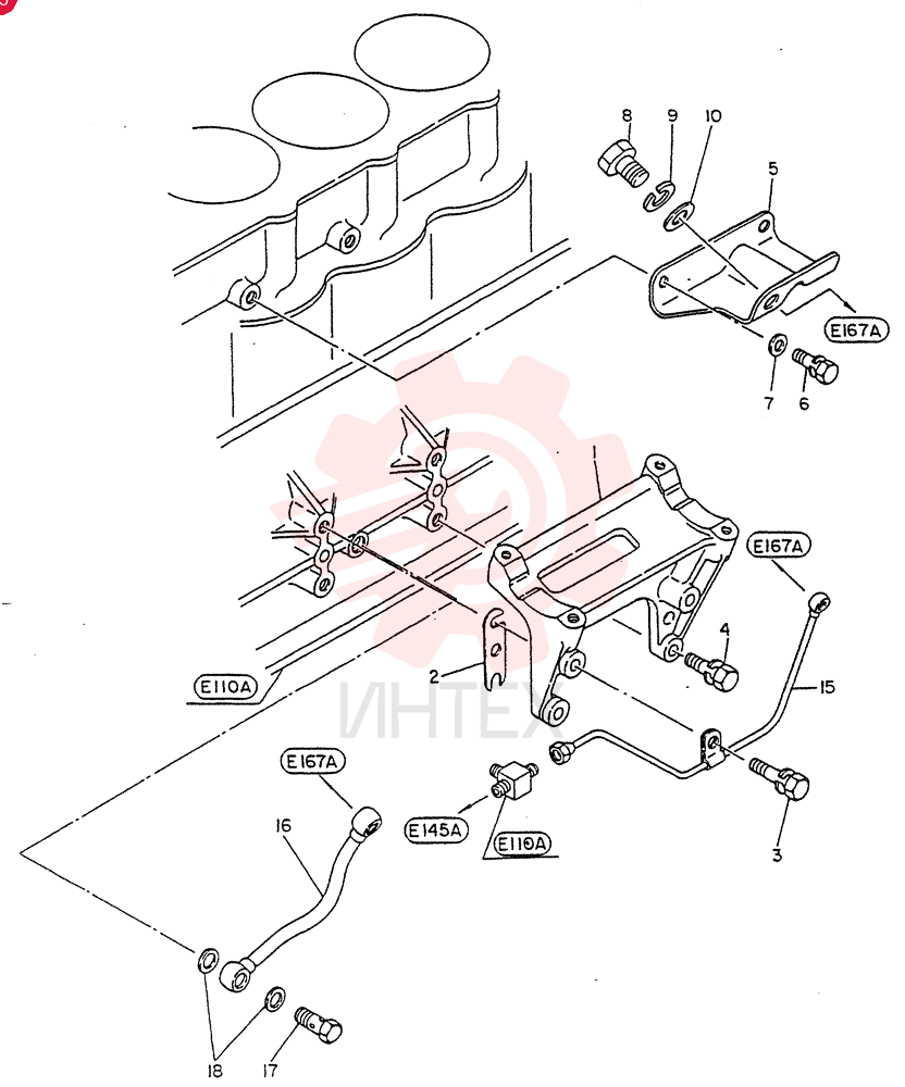 BRACKET-INJ, PUMP,FOR A1 ONLY VG16814Z5500 (1)