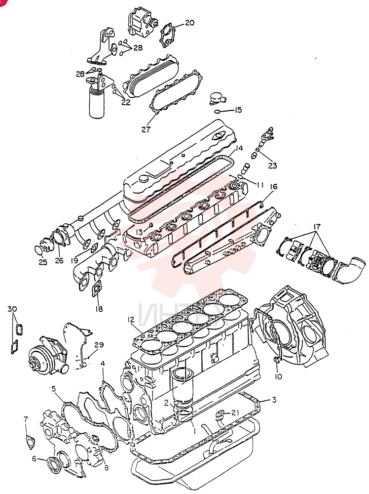 ENGINE GASKET KIT VG10101Z5625 (2)