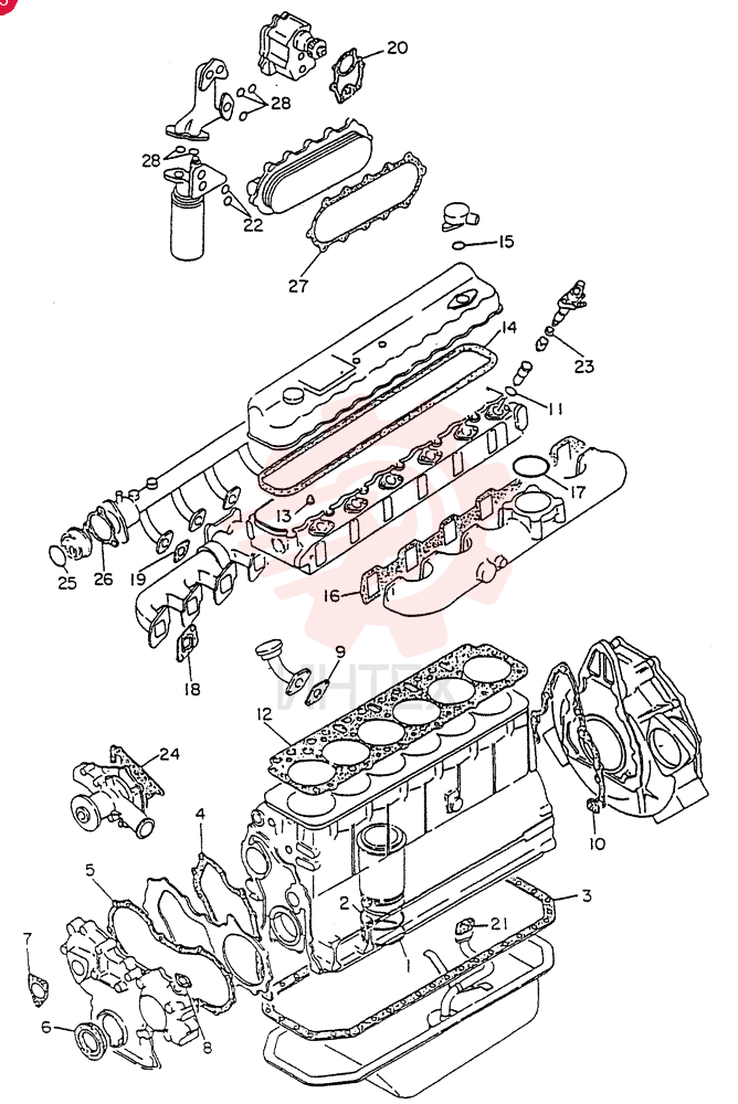 ENGINE GASKET KIT VG10101Z5625 (1)