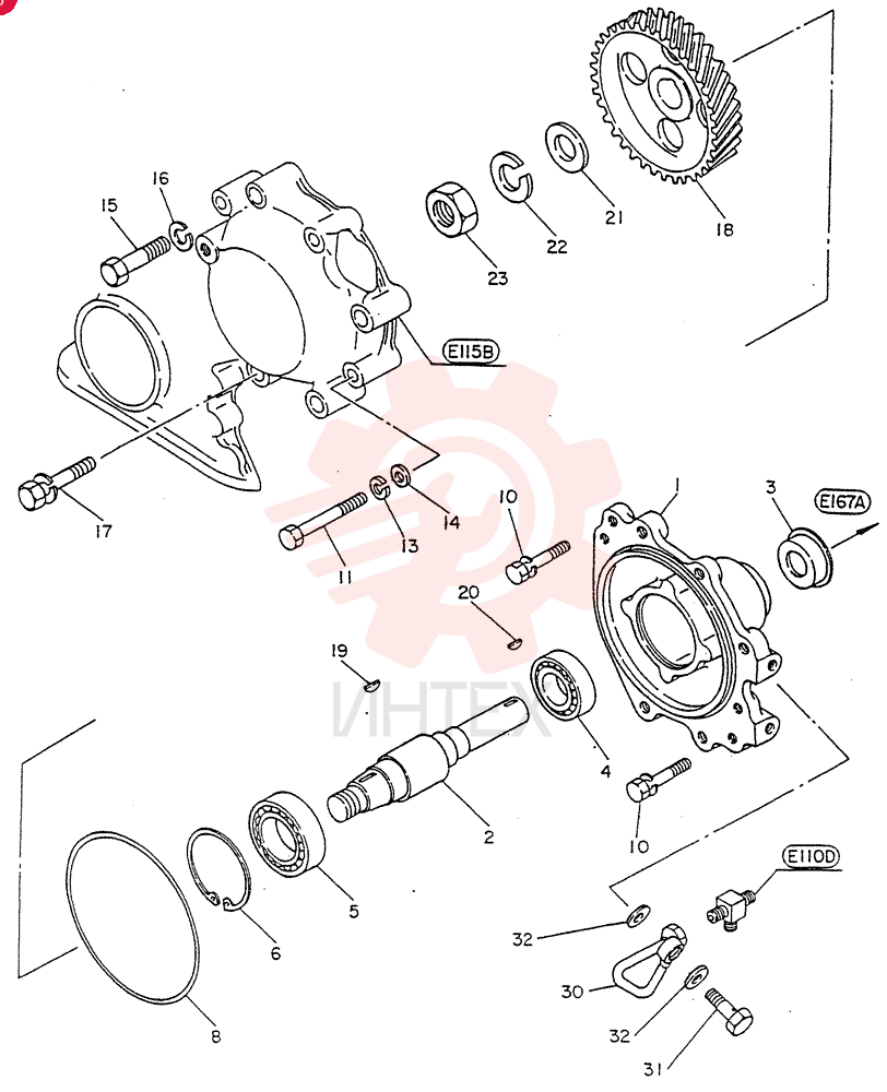 HOLDER-BEARING,FOR A1 ONLY VG13066Z5501 (1)