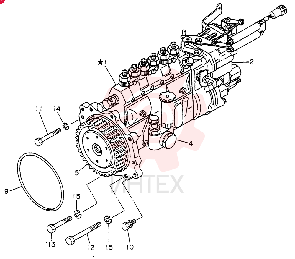 PUMP ASSY-FUtEL INJ.,FOR A1 ONLY, Start Year: 01-APR-85 VG16790Z5564 (2)