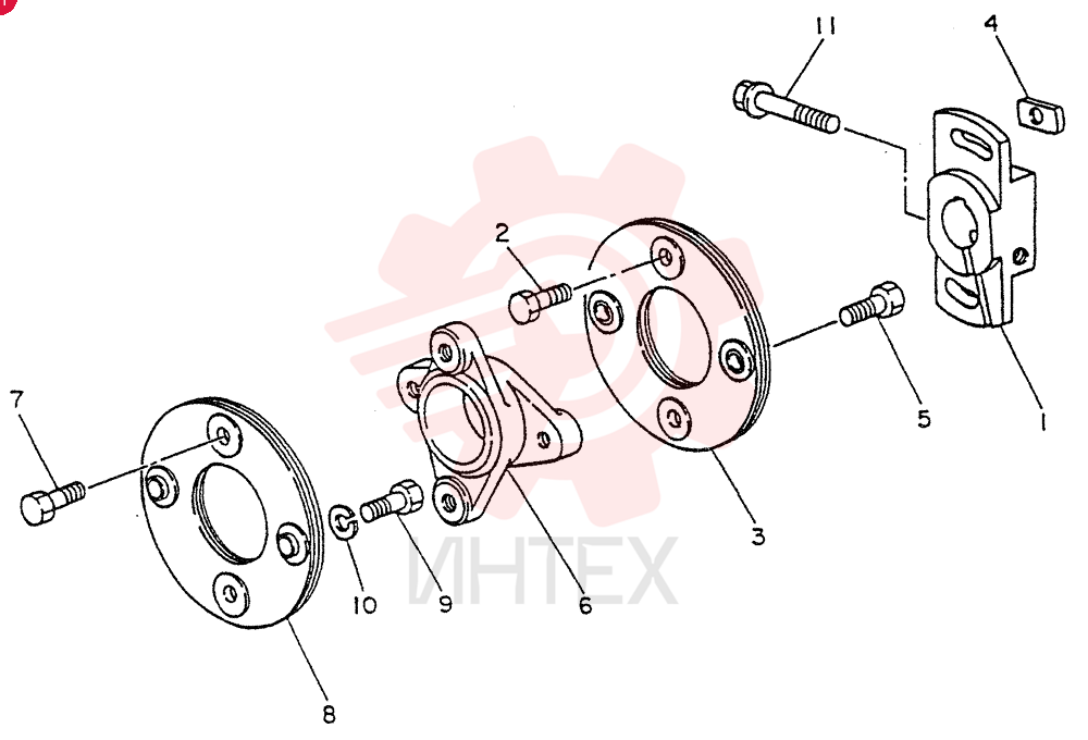 Схема (FD6(T)14) - NISSAN DIESEL ENGINE ASN 050001 - LK400 & LK500A (1/06-12/06) VG16820Z5502