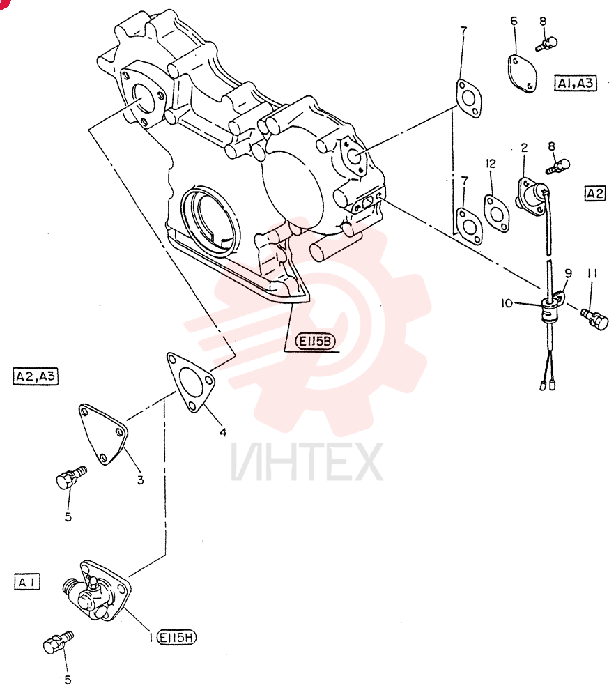 Схема (FD6(T)14) - NISSAN DIESEL ENGINE ASN 050001 - LK400 & LK500A (1/06-12/06) VG25175Z5506 (1)
