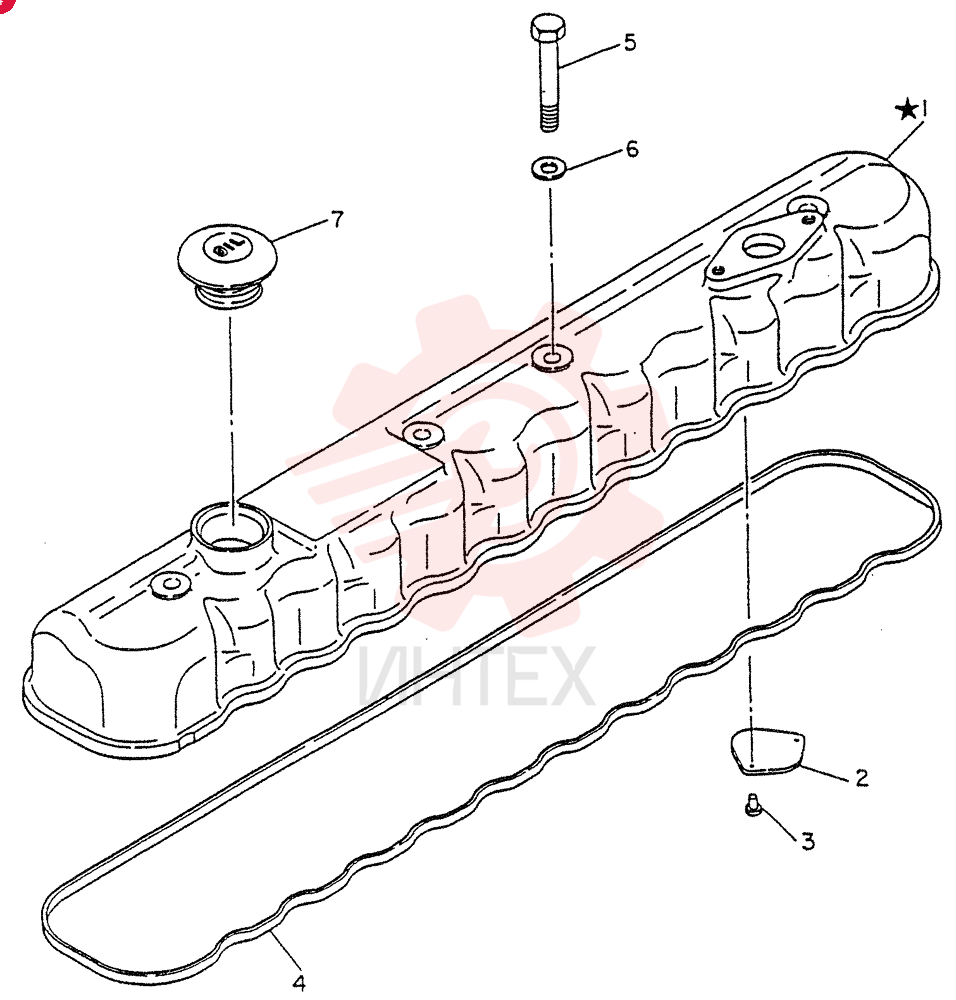 Схема (FD6(T)14) - NISSAN DIESEL ENGINE ASN 050001 - LK400 & LK500A (1/06-12/06) VG13264Z5502