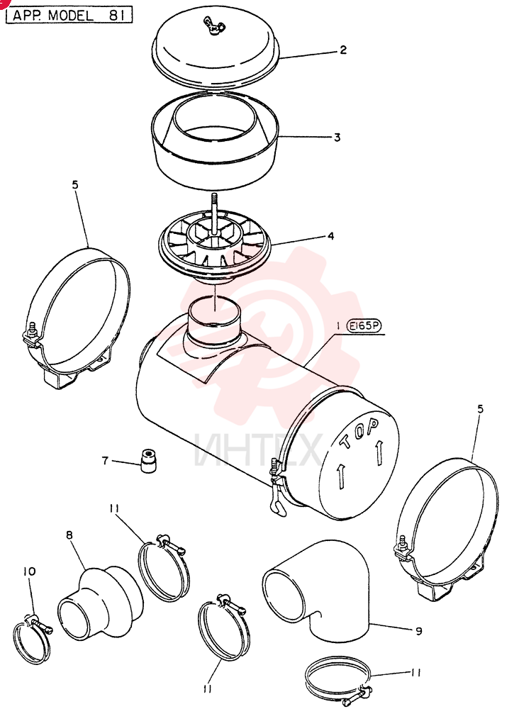 CLEANER ASSY-AIR (INNER PARTS 04-010)