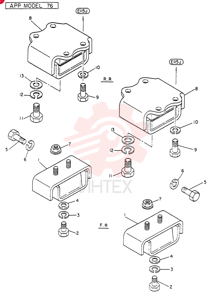 CUSHION-ENG MTG, FR VG1122325000