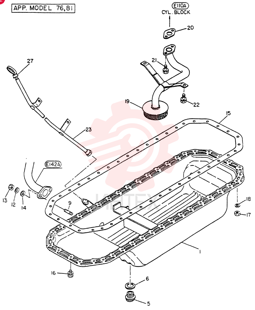 PAN   ASSY-OIL  FOR 41,46,47,51,56,57 ONLY VG11110Z5505 (2)