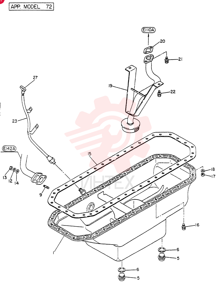 PAN   ASSY-OIL  FOR 41,46,47,51,56,57 ONLY VG11110Z5505 (1)
