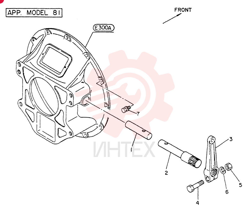SHAFT-RELEASE YOKE VG30523C0400