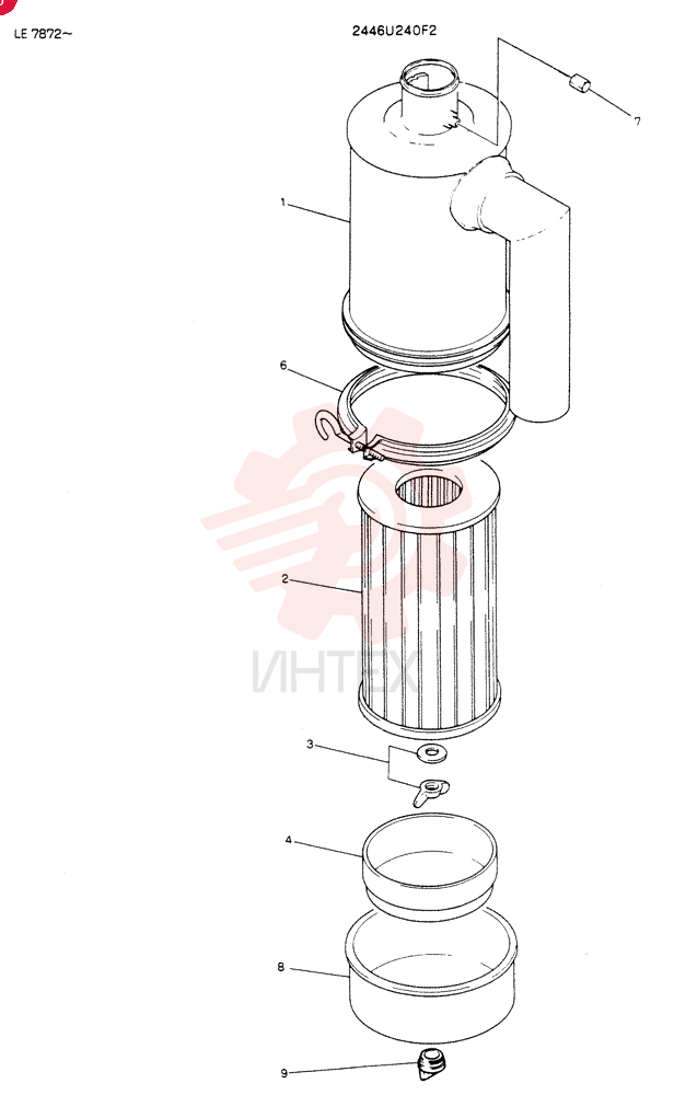 AIR CLEANER 2446U240F2