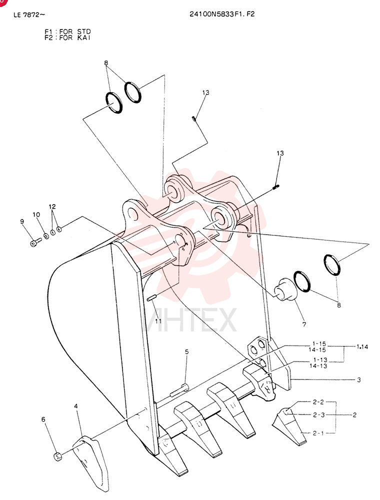 BUCKET ASSY 24100N5833F1