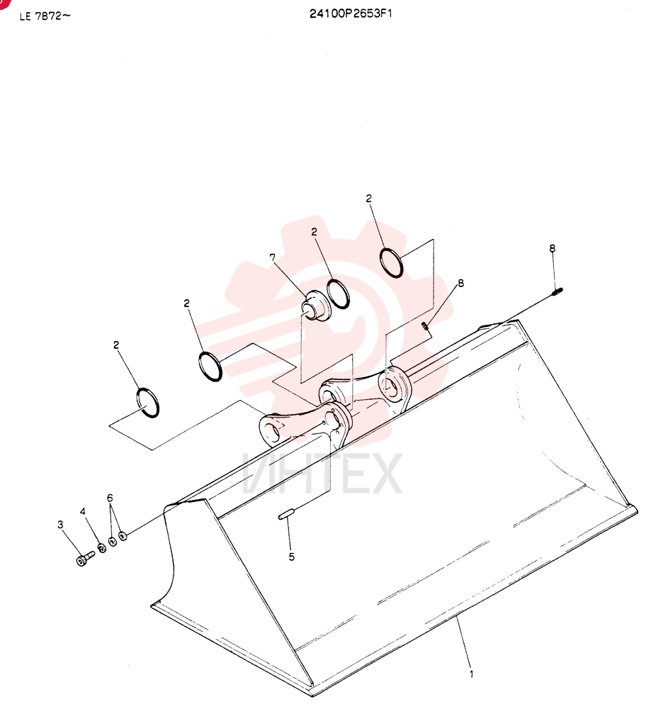 BUCKET ASSY,FINISHING 24100P2653F1