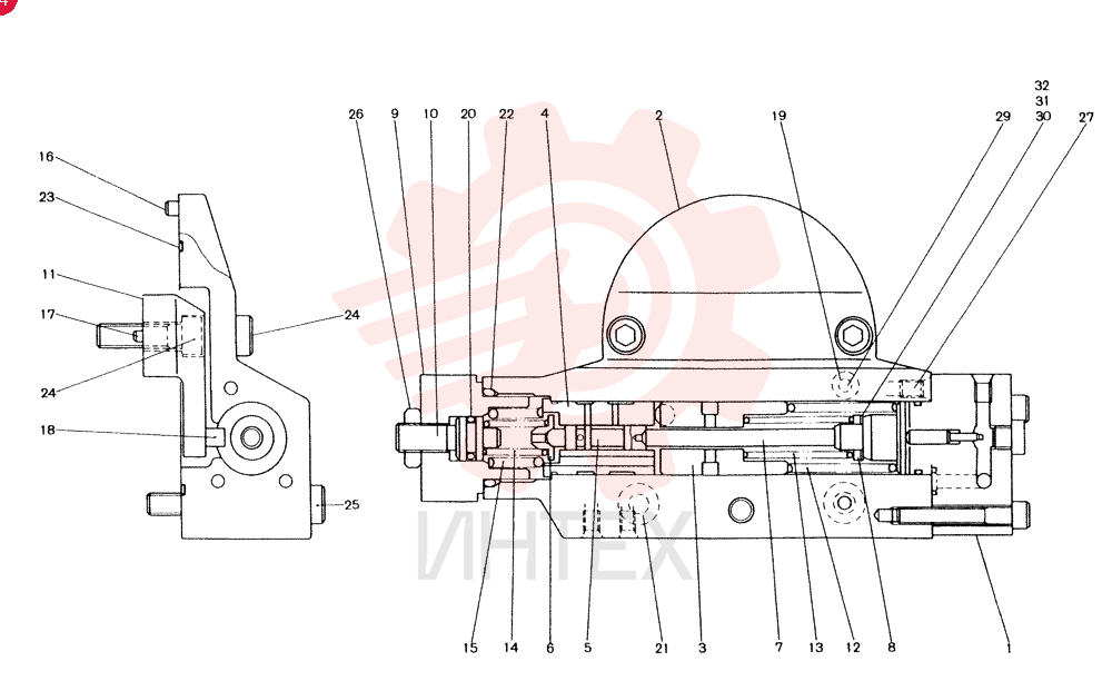 CONTROLLER ASSY (REAR) 2480U194F1