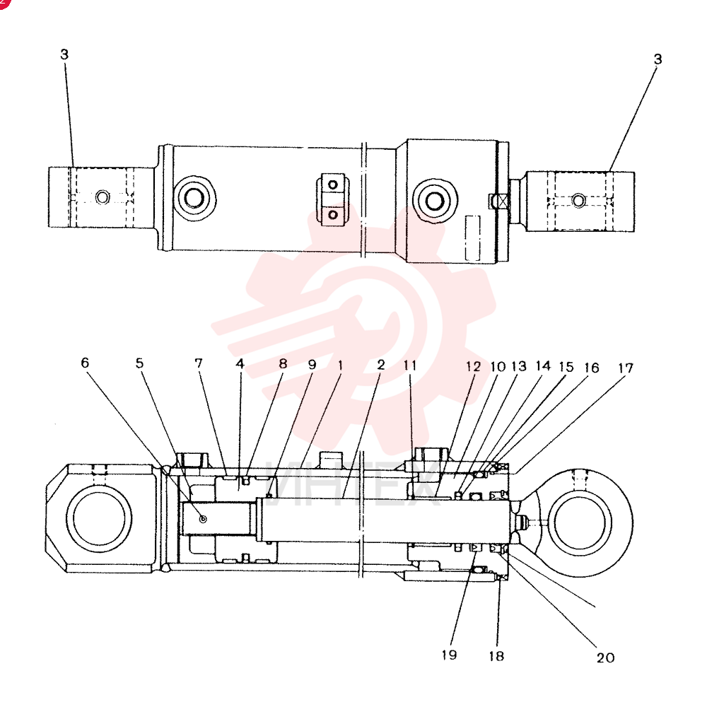 CYLINDER   ASSY 2438U723F1