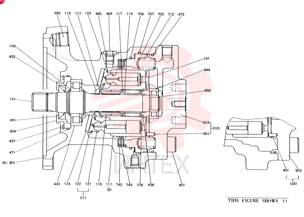 HYDRAULIC MOTOR 2441U789F1