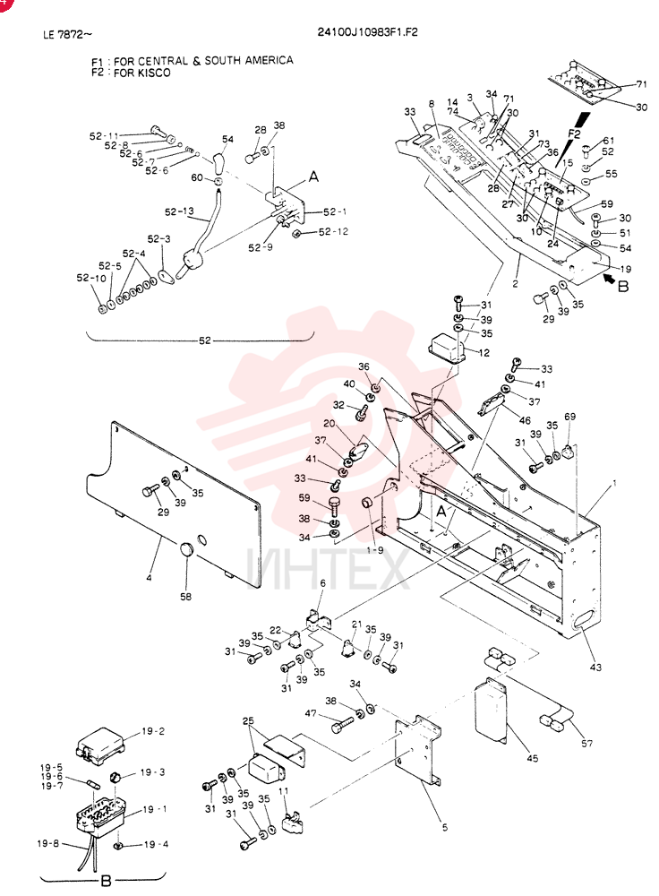 PANEL ASSY,INST 24100J10983F1