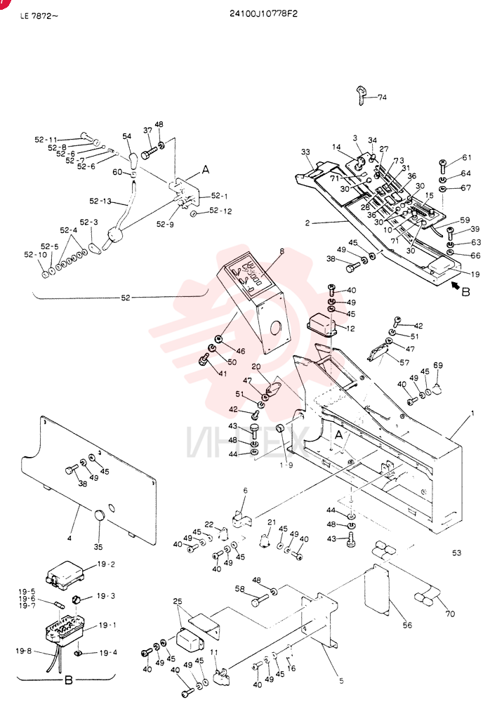 PANEL ASSY,INST 24100J10778F2