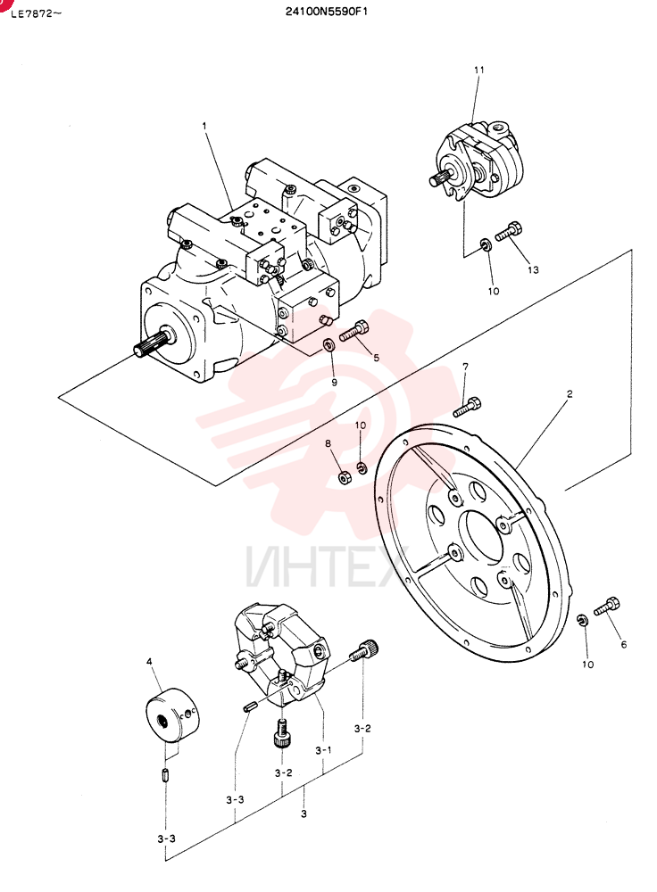 PUMP ASSY,CONNECT 24100N5590F1