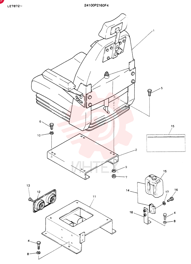 SEAT ASSY 24100P2160F2
