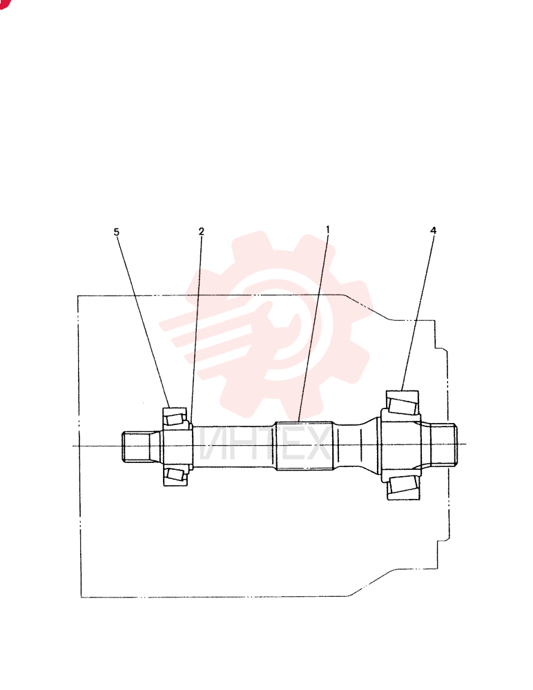SHAFT ASSY (REAR) CONSISTS OF THE FOLLOWING PARTS 2410R161F1