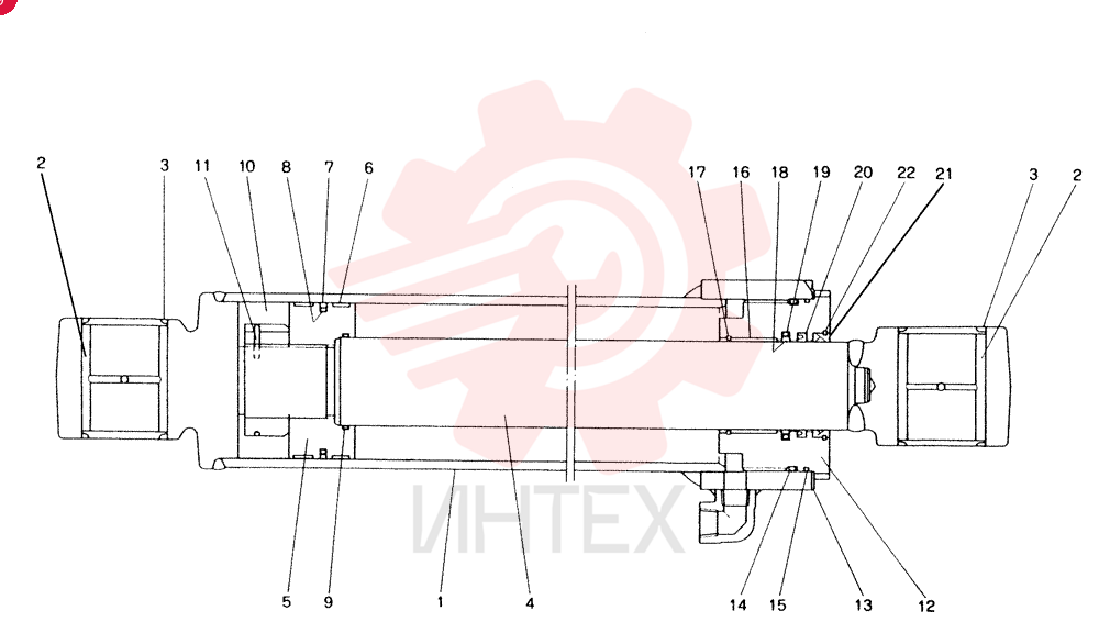 Схема (K903) - MARK II EXCAVATOR ASN LE7872 (1/88-12/03) 2438U909F1