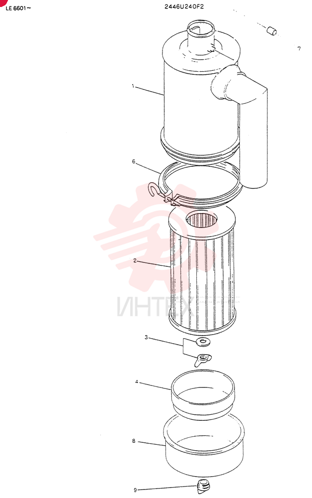 AIR CLEANER 2446U240F2