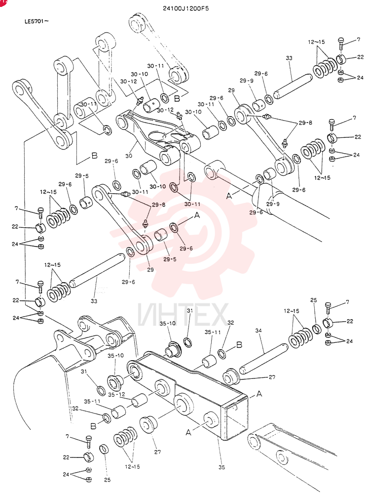 ARM ASSY, EXTENSION 24100J1200F5