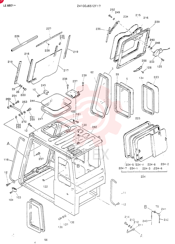 CAB ASSY (FOR NORTH EUROPE) 24100J6512F17 (1)