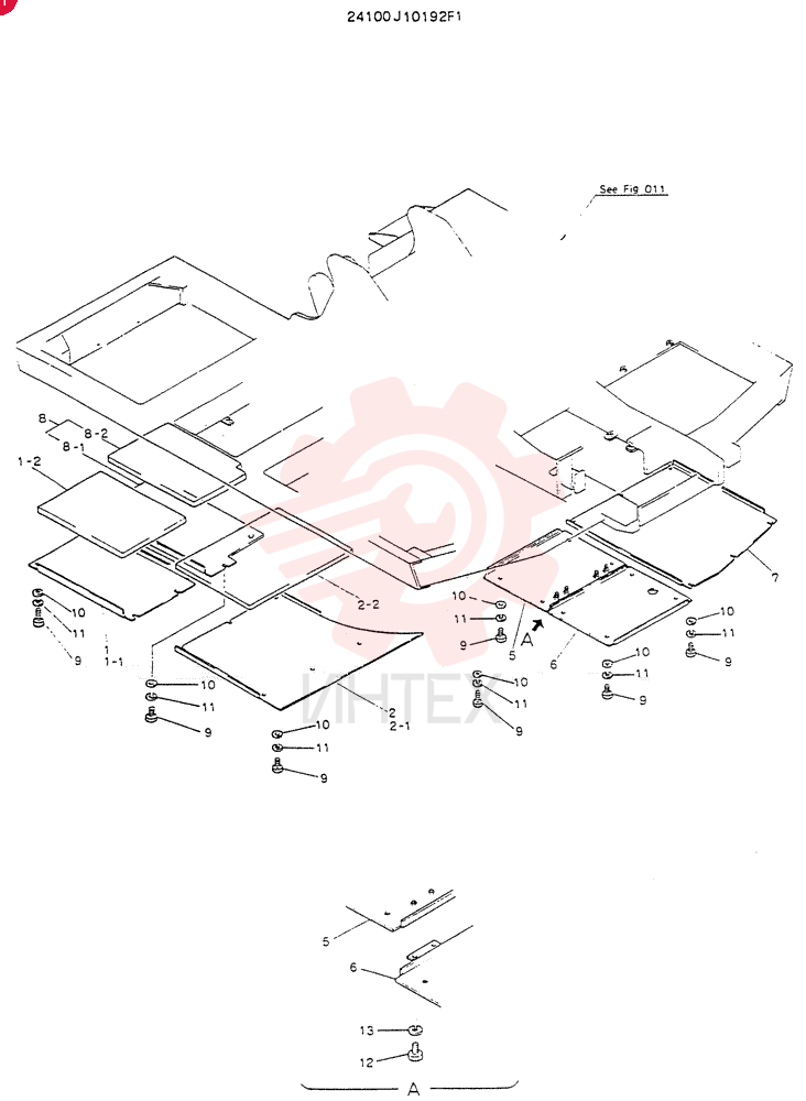 COVER ASSY, UNDER(FOR NORTH EUROPE) 24100J10192F1