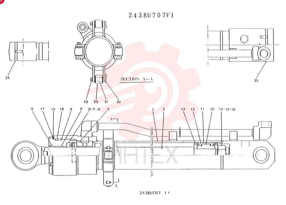 CYLINDER   ASSY 2438U707F1