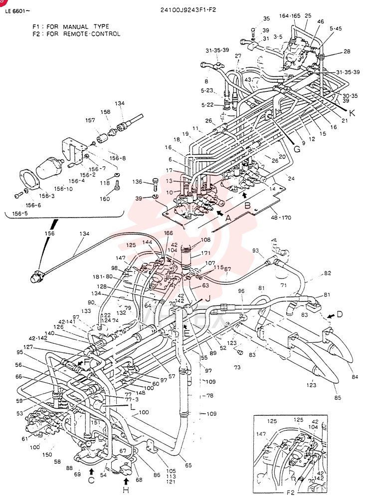 HYDR LINES, UPP 24100J9243F2 (3)