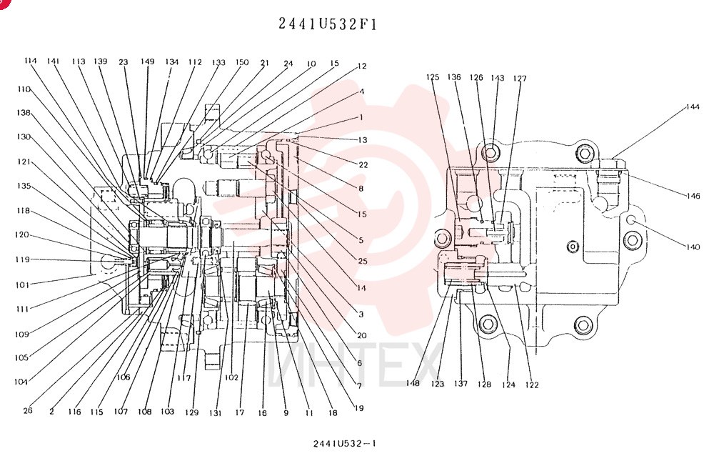 HYDRAULIC MOTOR 2441U532F1