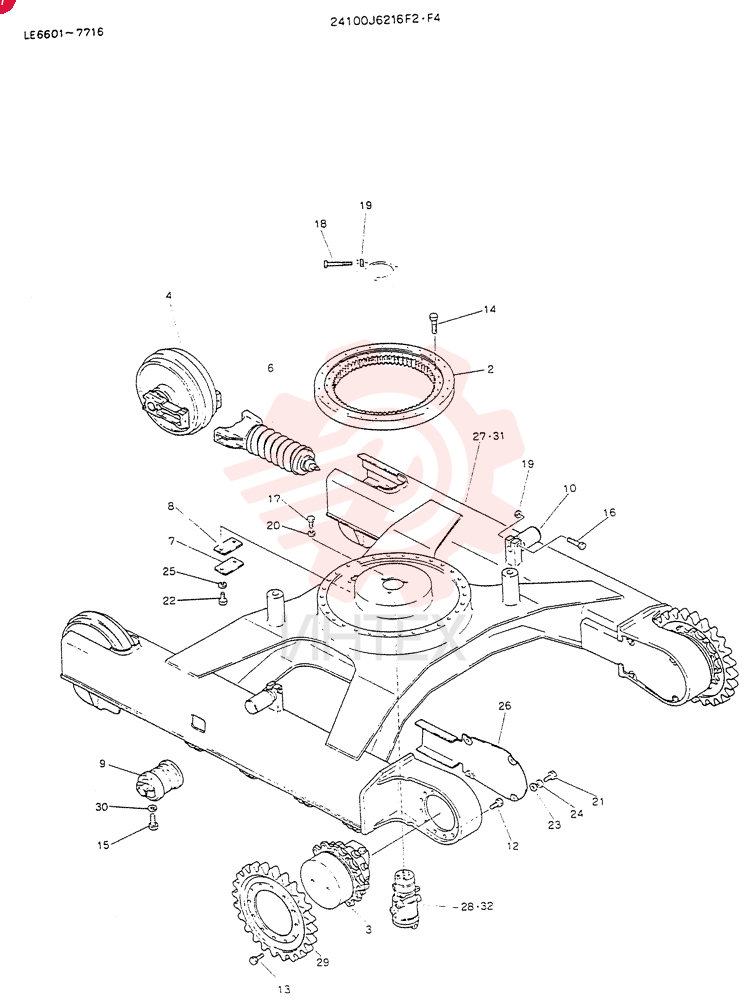 INSTAL, LOW  LE6601-, Serial Range: -LE7570