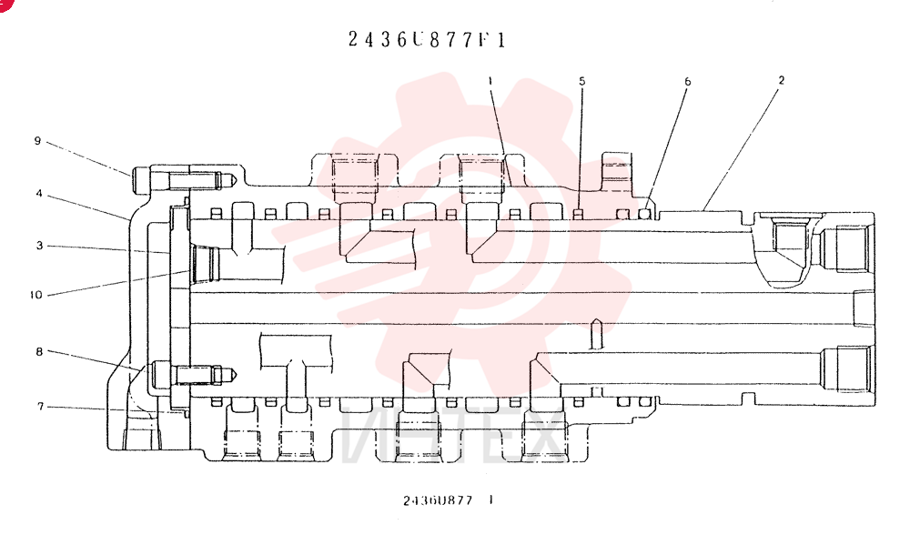JOINT ASSY, SWIVEL 2436U877F1