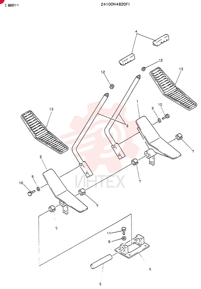 LEVER ASSY,CONTROL 24100N4820F1