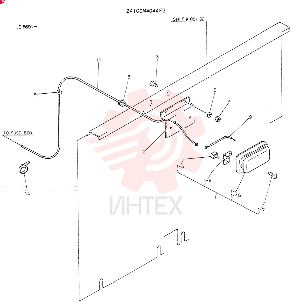 LIGHT ASSY (FOR NORTH EUROPE) 24100N4044F2