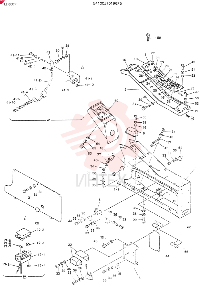 PANLT ASSY, INST (FOR EXPORT) 24100J10196F5