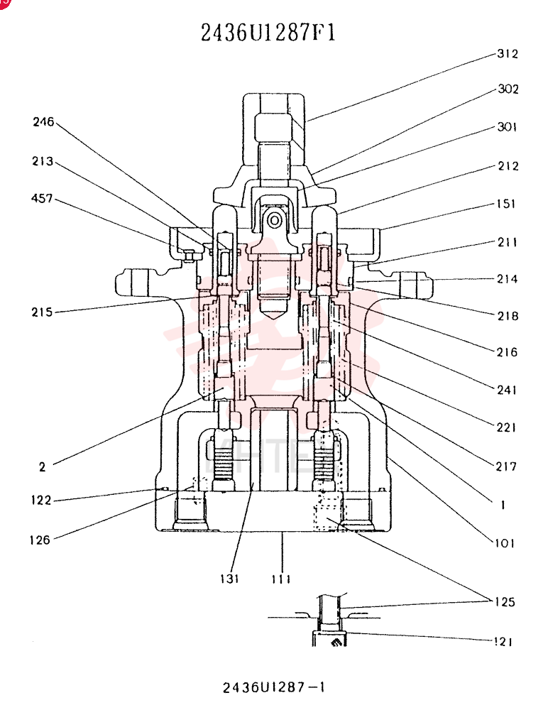 PILOT VALVE 2436U1287F1