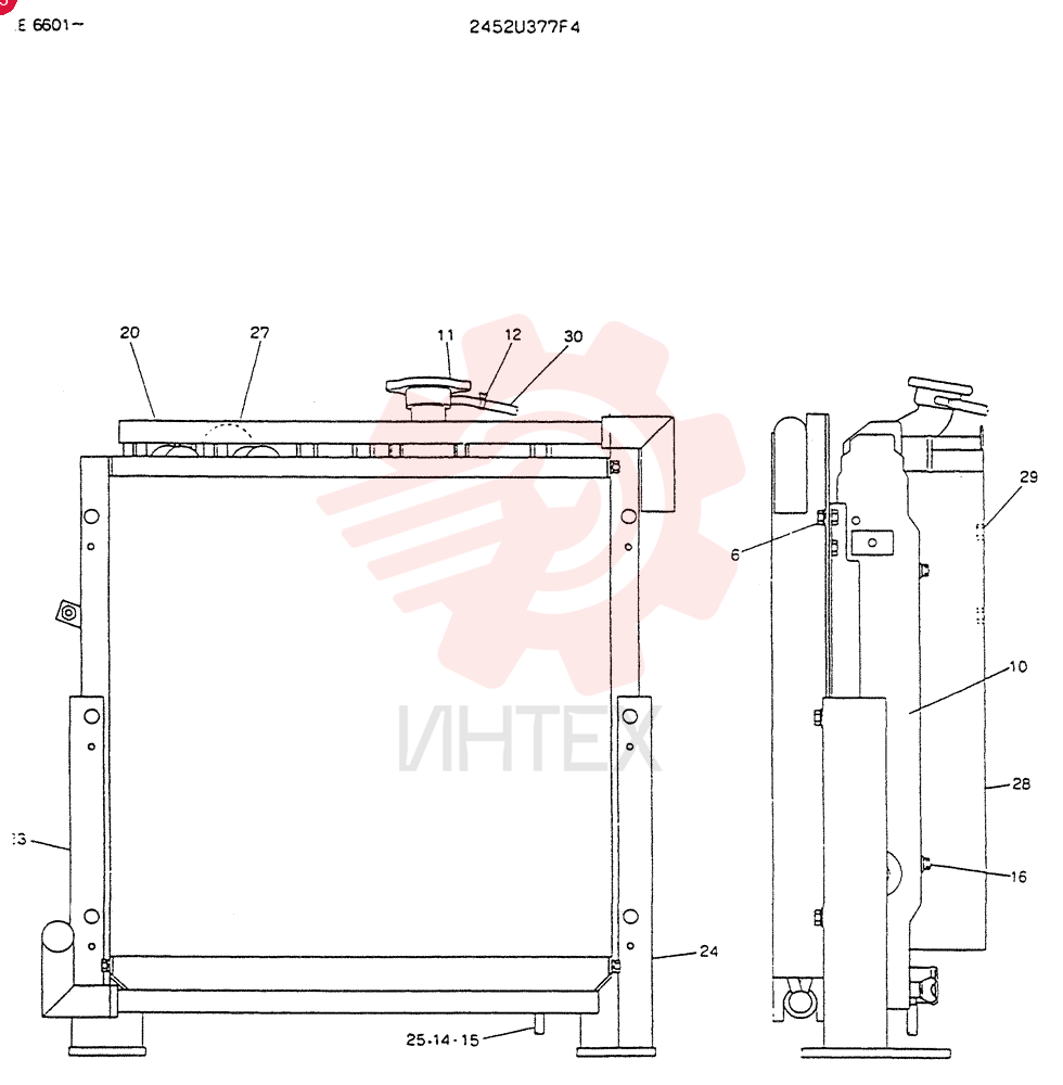 RADIATOR ASSY 2452U377F4