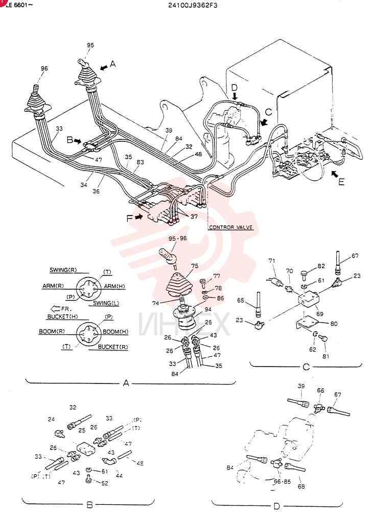 REMOTE-CONTROL ASSY (FOR EXPORT) 24100J9362F3 (1)