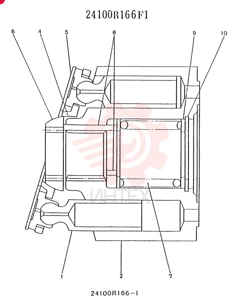 ROTARY DIVIDER 24100R166F1