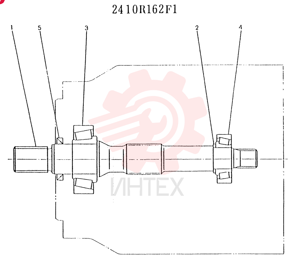 SHAFT ASSY (FRONT) 2410R162F1