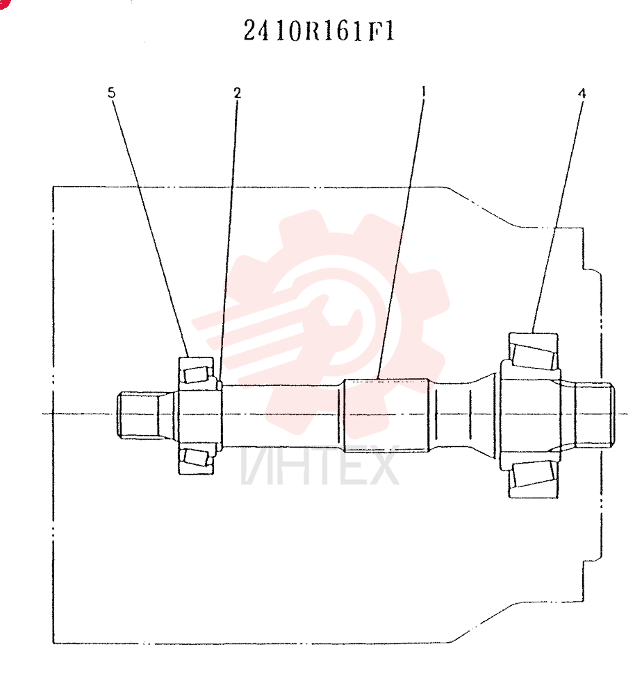 SHAFT ASSY (REAR) 2410R161F1