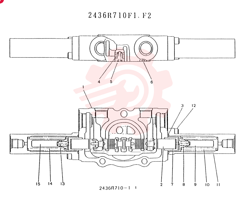 SPOOL ASSY 2436R710F1